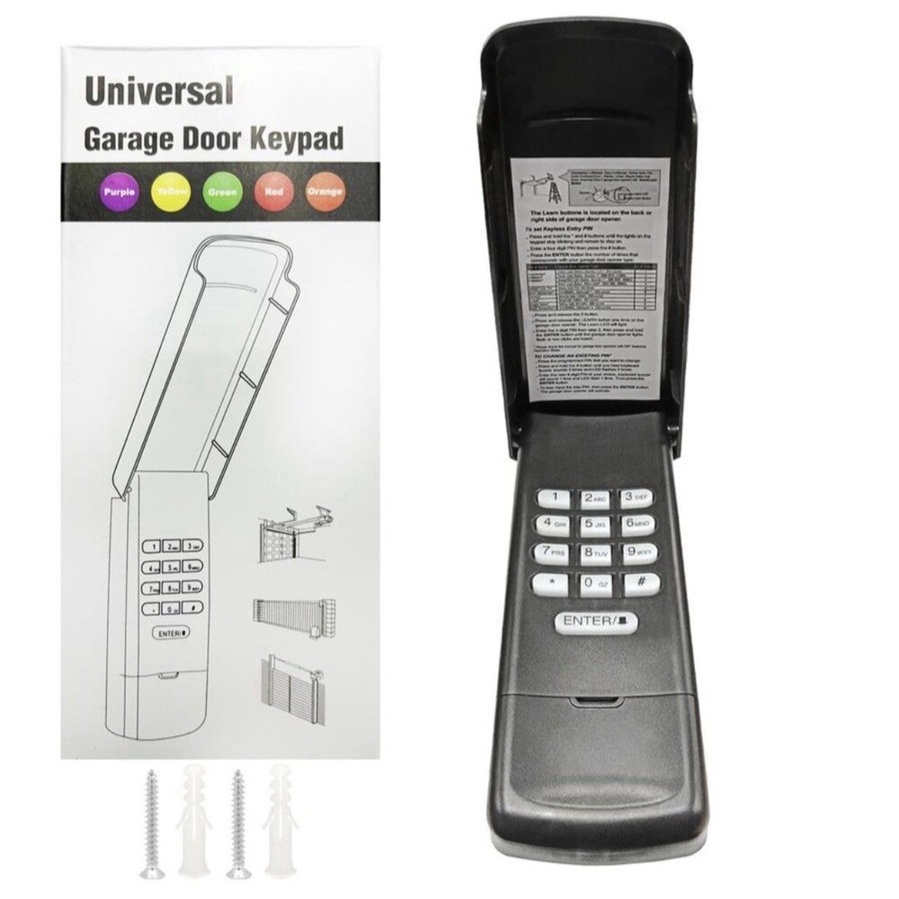 Universal Garage Door Opener Keypad for Liftmaster Chamberlain Craftsman Wayne